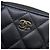 Portamonete con zip Chanel Classic Nero - vista 9