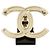 Broche Chanel de strass Dorado - vista 3