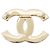 Broche Chanel Coco Mark B23C Blanc Doré - vue 3
