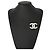 Broche Chanel Coco Mark B23C Blanc Doré - vue 4