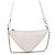Prada Schultertasche aus Leder Triangle Mini Weiß
