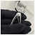 Prada Schultertasche aus Leder Triangle Mini Weiß - Ansicht 10