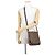 Borsa a tracolla Louis Vuitton Damier Ebene Musette Salsa Arancione - vista 4