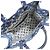 Borsa Louis Vuitton Monogram Jacquard Denim OnTheGo MM Blu navy - vista 7