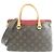 Bolso Louis Vuitton Monogram Pallas BB Castaño Fucsia