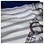 Hermès Hermes Stole Carre 140 Géant Chevaux de Chaines Transat Branco Azul - vista 3