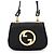 Tarjetero Gucci de piel negra Negro