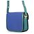 Borsa a tracolla Gucci Horsebit 1955 Small in pelle Blu - vista 2