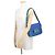 Borsa a tracolla Gucci Horsebit 1955 Small in pelle Blu - vista 4