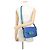 Borsa a tracolla Gucci Horsebit 1955 Small in pelle Blu - vista 5