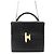 Hermès Hermes Cinetic Black Tadelakt D Stamp Handtasche Schwarz