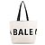 Borsa Tote in tela Balenciaga Nero Crudo