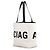Borsa Tote in tela Balenciaga Nero Crudo - vista 2