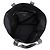 Borsa Tote in tela Balenciaga Nero Crudo - vista 5