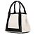 Borsa Tote Balenciaga in tela e pelle nera Nero - vista 2