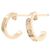 Orecchini Cartier Mini Love in oro rosa 18K - vista 2