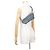 Borsa Sling in pelle grigia Christian Dior Marrone - vista 5