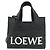 Borsa a mano Loewe Font Tote Small Nero