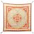 Hermès Foulard Hermes Donner La Main Carre Rosso Beige