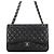 Borsa a tracolla con catena Chanel Matelassé Nero
