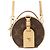 Bolso Louis Vuitton Monogram Mini Boite Chapeau Castaño Beige
