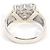 Anello fede Seiko Jewelry in platino e oro giallo Argento D'oro - vista 3