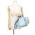mala Loewe Hammock Small em pele de vitelo Azul - vista 4