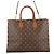 Louis Vuitton Monogram OnTheGo Organizer Tote Bag Braun