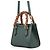Borsa a mano piccola in pelle Gucci Diana Bamboo Verde - vista 2