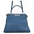 Borsa Fendi Peekaboo Regular Blu