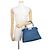 Borsa Fendi Peekaboo Regular Blu - vista 3