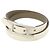 Hermès Bracciale Hermes B-APPI Double Tour Bianco Taupe