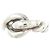 Hermès Hermes Hallmark Band Ring Silber - Ansicht 2