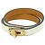 Hermès Hermes Mini Kelly Double Tour Charm Armband Grün Hellgrün