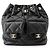 Mochila Chanel em couro Matelassé Preto