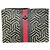 Gucci Bee Second Bag Clutch aus grauem Leder Braun