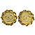 Chanel vergoldete Clip-Ohrringe Golden