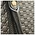 Gucci Guccissima Leder-Tote-Bag Schwarz Rot - Ansicht 9