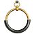 Hermès Collana Hermes Loop Grand Nero D'oro
