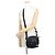 Borsa a tracolla in nylon e pelle Christian Dior Nero - vista 4