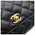 Bolsa Chanel Matelassé XS Preto - vue 8