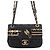 Borsa a tracolla Chanel Small Matelassé Nero