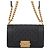 Chanel Boy Small Matelassé Schultertasche mit Kette Schwarz