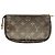 Bolsa Louis Vuitton Mini Pochette Accessoires Marrom Monograma - vista 2