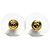 Orecchini a lobo Chanel Coco Mark con strass D'oro - vista 4