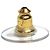 Orecchini a lobo Chanel Coco Mark con strass D'oro - vista 8