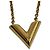 Collana Essential V Louis Vuitton D'oro