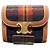 Céline Carteira de aba Celine Triomphe Small Multicor
