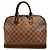 Borsa Louis Vuitton Alma PM Marrone Damier ebene - vista 2