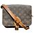 Borsa a tracolla Louis Vuitton Cartouchiere MM Marrone Monogramma